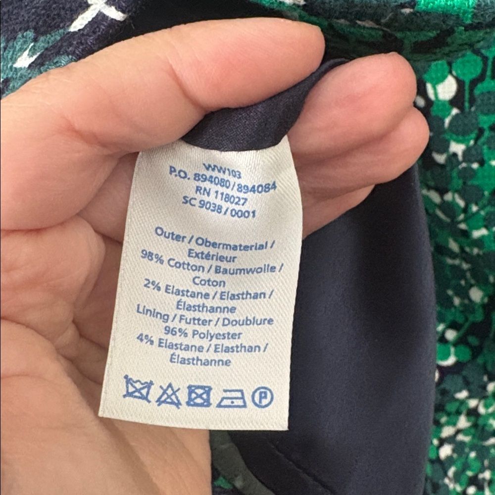 Boden Martha Dress Drake Wisteria Green Sheath Sz 8R - Picture 9 of 9
